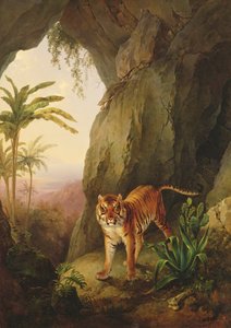 Tiger i en hule, ca. 1814